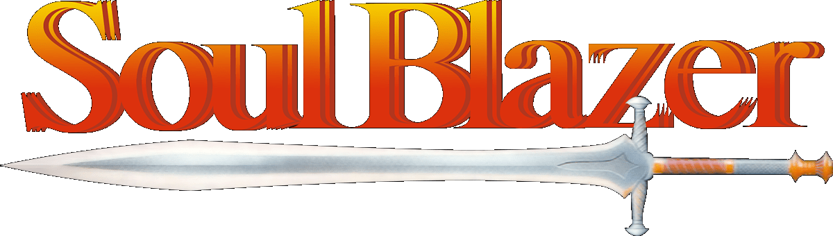 Soul Blazer logo for Super Nintendo